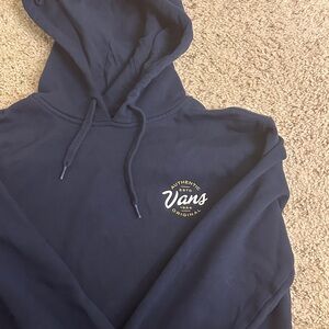 Vans Dark Blue Hoodie with Logo